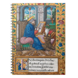 Saint Luke the Evangelist - mittelalterliches Manu Notizblock