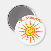 Saint Maarten Magnet (Vorderseite/Rückseite)
