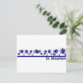 Saint Maarten Postkarte (Stehend Vorderseite)