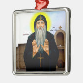 Saint Macarius der Große von Ägypten Ornament Aus Metall (Links)