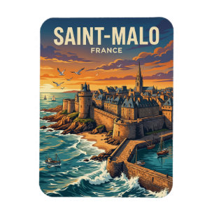 Saint-Malo Frankreich Magnet