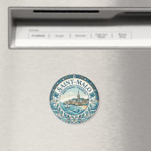 Saint-Malo Frankreich Magnet (In Situ (Geschirrspüler))