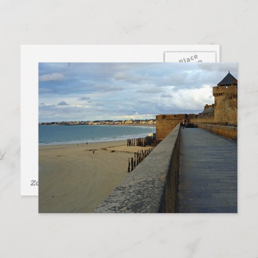 Saint Malo (Frankreich) Postcard Postkarte (Vorne/Hinten)
