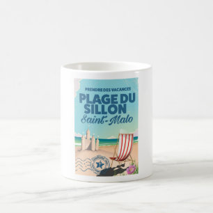 Saint-Malo, Frankreich Reiseplakat Kaffeetasse