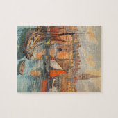 Saint Malo, Frankreich, Vintage Travel Poster Art Puzzle (Horizontal)