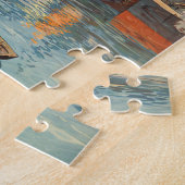 Saint Malo, Frankreich, Vintage Travel Poster Art Puzzle (Seite)