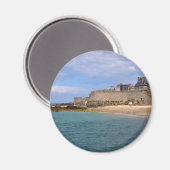 Saint-Malo in Frankreich Magnet (Vorderseite/Rückseite)