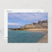 Saint-Malo in Frankreich Postkarte (Vorne/Hinten)