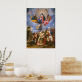 Saint Margaret, Cavaliere d'Arpino Kunstposter Poster (Küche)