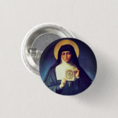 Saint Margaret Mary Alacoque Button (Vorne & Hinten)