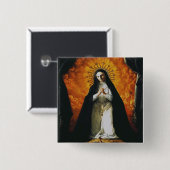 Saint Margaret Mary Alacoque Button (Vorne & Hinten)