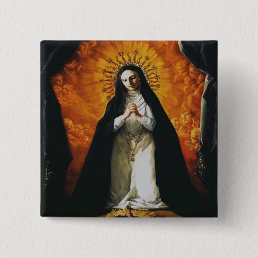 Saint Margaret Mary Alacoque Button (Vorderseite)