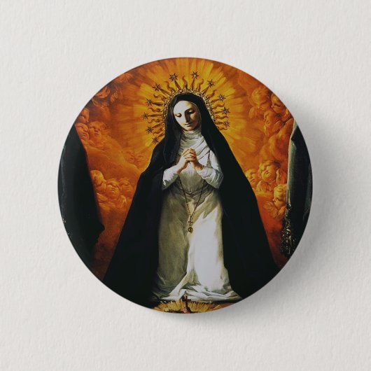 Saint Margaret Mary Alacoque Button (Vorderseite)