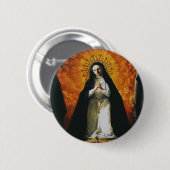 Saint Margaret Mary Alacoque Button (Vorne & Hinten)