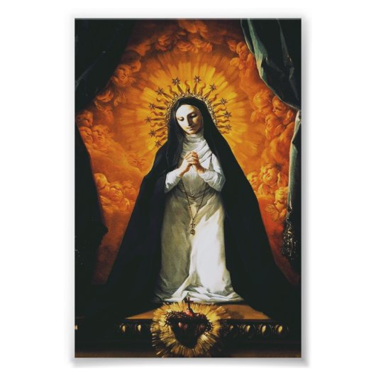 Saint Margaret Mary Alacoque Fotodruck (Vorne)