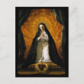 Saint Margaret Mary Alacoque Herz - Giaquinto Postkarte (Vorderseite)