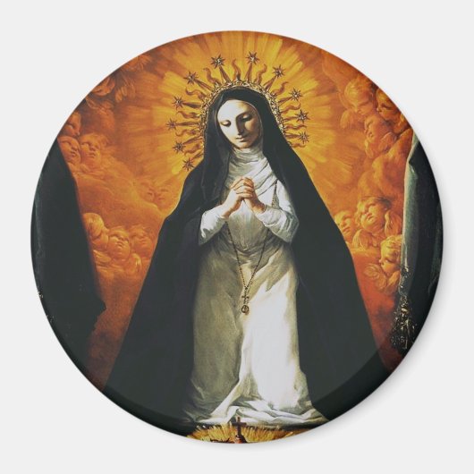 Saint Margaret Mary Alacoque Magnet (Vorne)