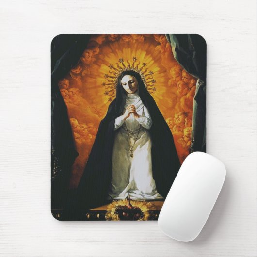 Saint Margaret Mary Alacoque Mousepad (Mit Mouse)