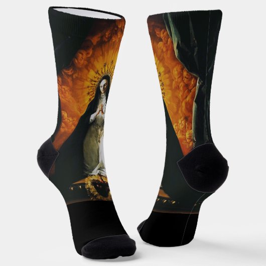 Saint Margaret Mary Alacoque Socken (Gewinkelt)