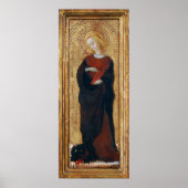 Saint Margaret - Sassetta Poster (Vorne)