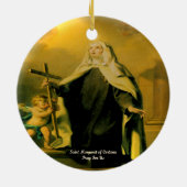 Saint Margaret von Cortana Keramik Ornament (Hinten)