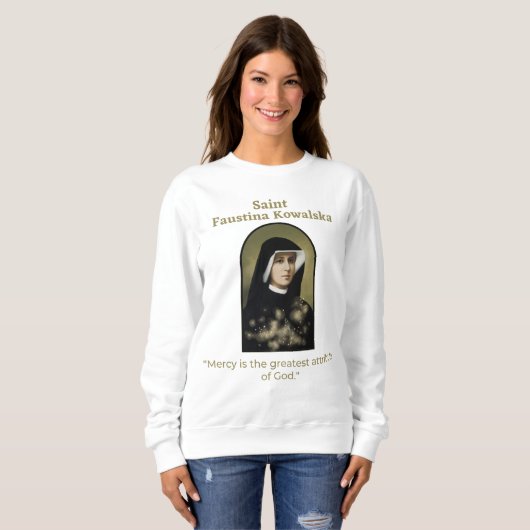 saint maria faustina kowalska sweatshirt (Vorne ganz)