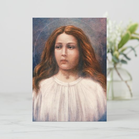 Saint Maria Goretti Einladung (Stehend Vorderseite)