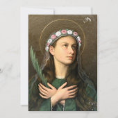 Saint Maria Goretti Einladung (Vorderseite)