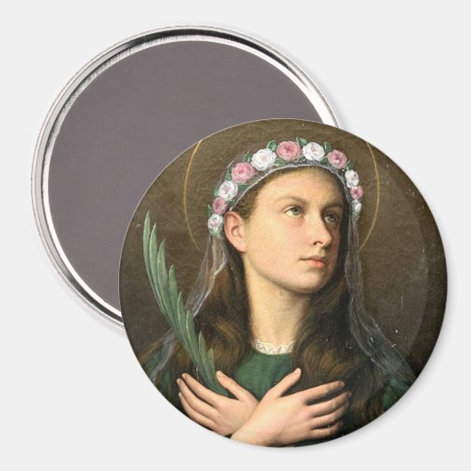 Saint Maria Goretti Magnet (Vorderseite/Rückseite)