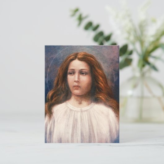 Saint Maria Goretti Postkarte (Stehend Vorderseite)