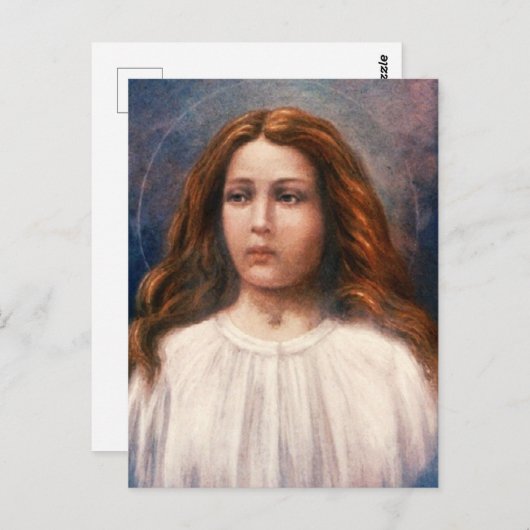 Saint Maria Goretti Postkarte (Vorne/Hinten)