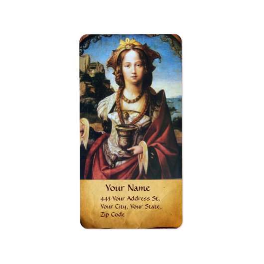 SAINT MARIA MAGDALENE ADRESSAUFKLEBER (Vorne)