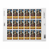 SAINT MARIA MAGDALENE ADRESSAUFKLEBER (Vorne)