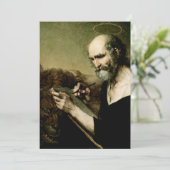 Saint Mark, Evangelist Dankeskarte (Stehend Vorderseite)