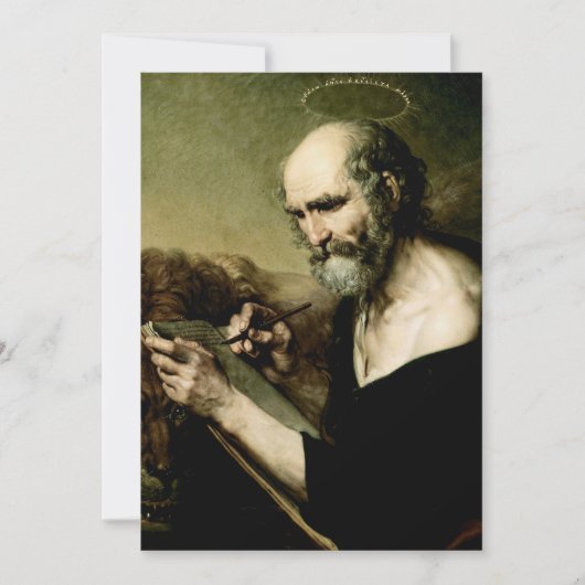 Saint Mark, Evangelist Einladung (Vorderseite)