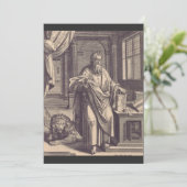 Saint Mark, Evangelist Feiertagskarte (Stehend Vorderseite)