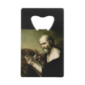 Saint Mark, Evangelist Geldbeutel Flaschenöffner (Rückseite)