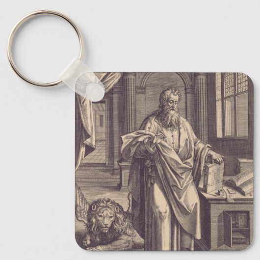 Saint Mark, Evangelist Schlüsselanhänger (Vorderseite)