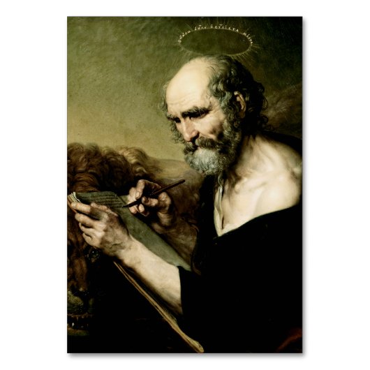 Saint Mark, Evangelist Tischnummer (Vorderseite)