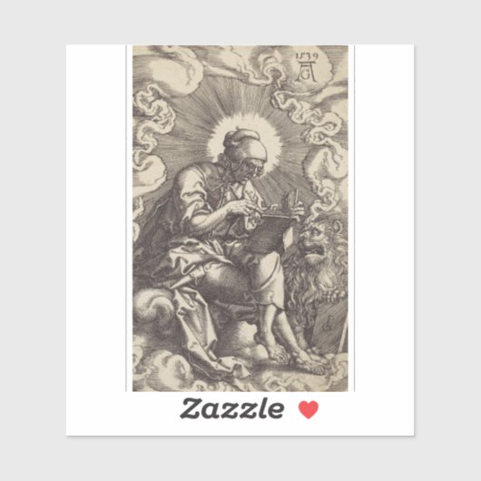 Saint Mark, Evangelist und Martyr Aufkleber (Blatt)