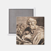 Saint Mark, Evangelist und Martyr Magnet (Vorderseite/Rückseite)