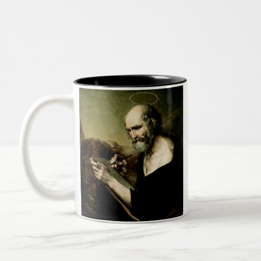 Saint Mark, Evangelist Zweifarbige Tasse (Links)
