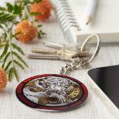 Saint Mark Stains Glass Schlüsselanhänger (Seite)