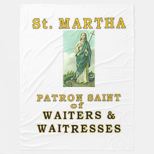 SAINT MARTHA FLEECEDECKE (Vorderseite)
