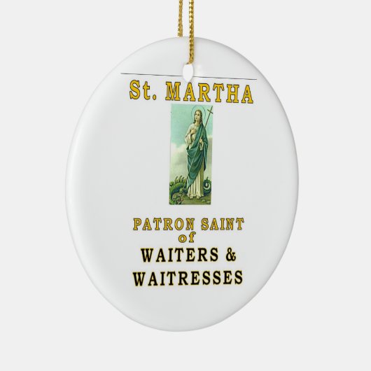 SAINT MARTHA KERAMIK ORNAMENT (Rechts)