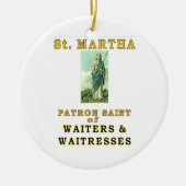 SAINT MARTHA KERAMIK ORNAMENT (Vorne)