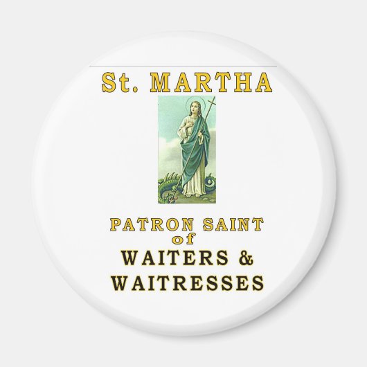 SAINT MARTHA MAGNET (Vorne)