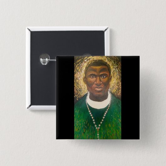 Saint Martin de Porres Button (Vorne & Hinten)