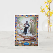 Saint Martin De Porres Karte (Gelbe Blume)