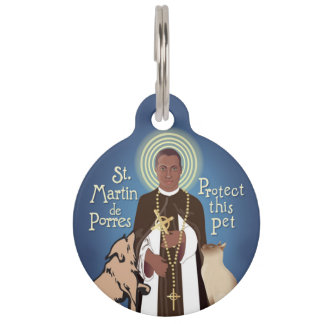 Saint Martin de Porres Schützen Sie dieses Haustie Haustiermarke